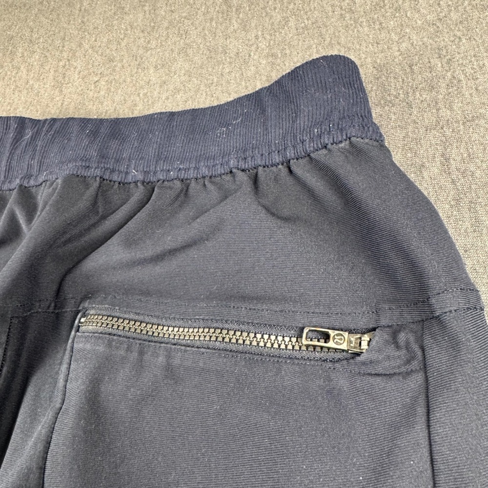 Lululemon ABC Jogger Mens Navy Blue Black Drawstring Pants 28‎ Inseam